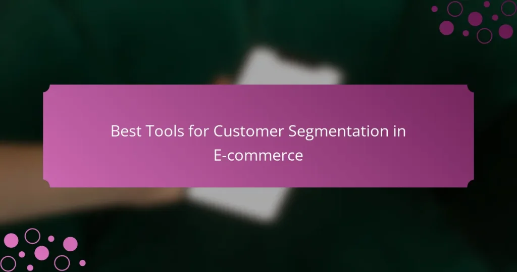 Meilleurs outils pour la segmentation client en e-commerce